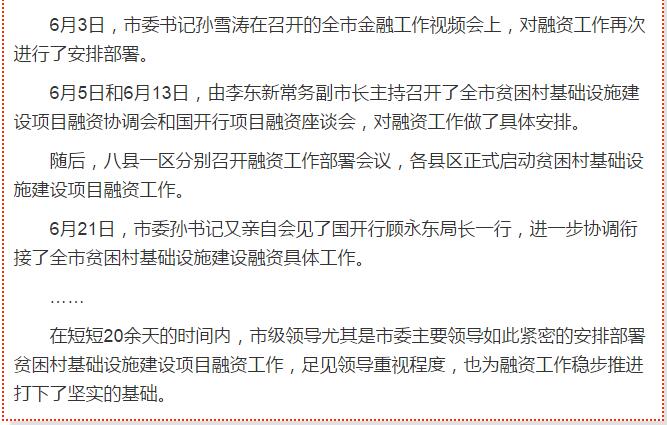 國開行支持貧困村基礎設施建設，隴南究竟能分得多大“蛋糕”？